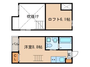 KAHALE志賀の物件間取画像